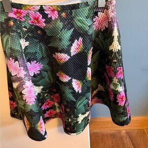Ted Baker floral short skirt size 1